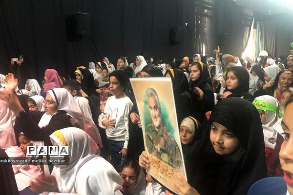 ‌مراسم گرامیداشت شهادت حاج قاسم سلیمانی در ناحیه دو شهرری