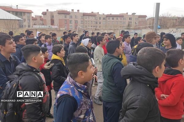 اجتماع فرزندان سردار دلها شهید حاج قاسم سلیمانی در دبیرستان حاج قاسم سلیمانی شهرستان پردیس