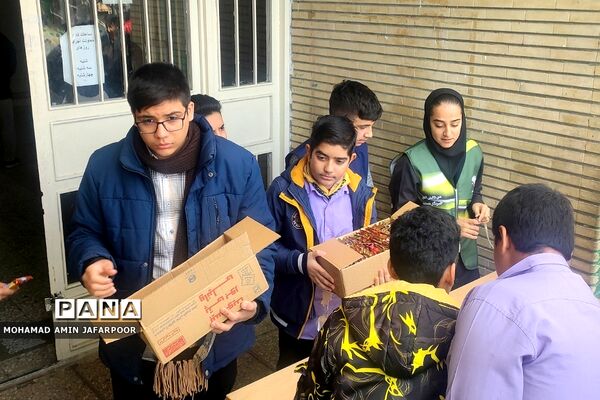 اجتماع فرزندان سردار دلها شهید حاج قاسم سلیمانی در دبیرستان حاج قاسم سلیمانی شهرستان پردیس