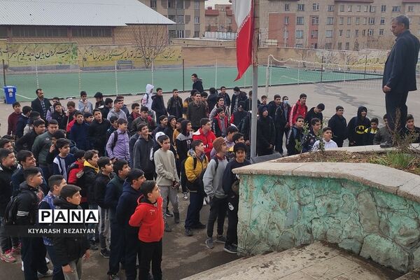 اجتماع فرزندان سردار دلها شهید حاج قاسم سلیمانی در دبیرستان حاج قاسم سلیمانی شهرستان پردیس