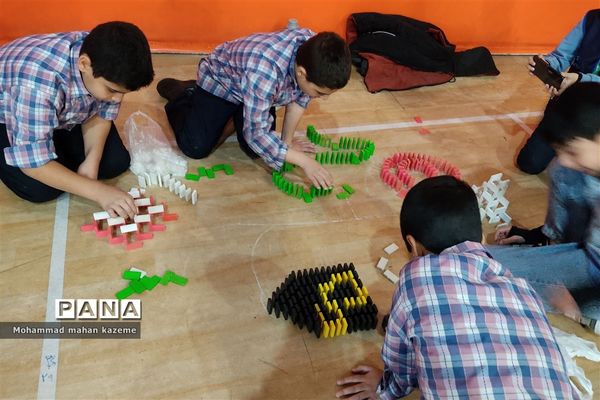 برگزاری مسابقات دومینو در مدارس ناحیه یک شیراز