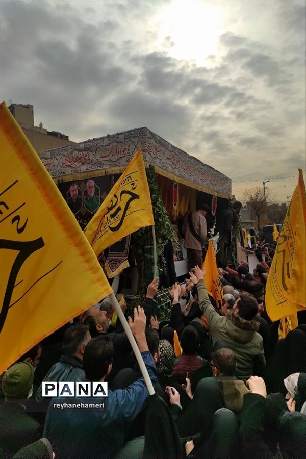 وداع با پیکر شهید سید رضی موسوی