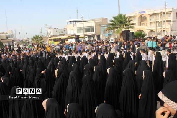 اجتماع فرزندان حاج قاسم در برازجان