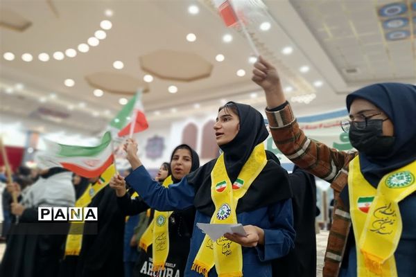 تجمع بزرگ دختران  حاج قاسم در شهر یاسوج