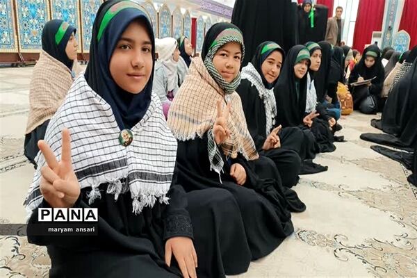 تجمع بزرگ دختران  حاج قاسم در شهر یاسوج