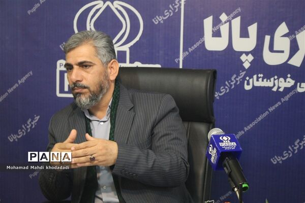نشست خبری مدیر هسته گزینش اداره کل آموزش و پرورش خوزستان