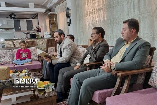 دیدار با همسر و  فرزند شهید علی اکبر دهقان نیری در کهریزک