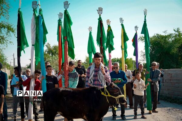 آیین قبله دعا(طلب بارش باران) در روستای درگیر سالم