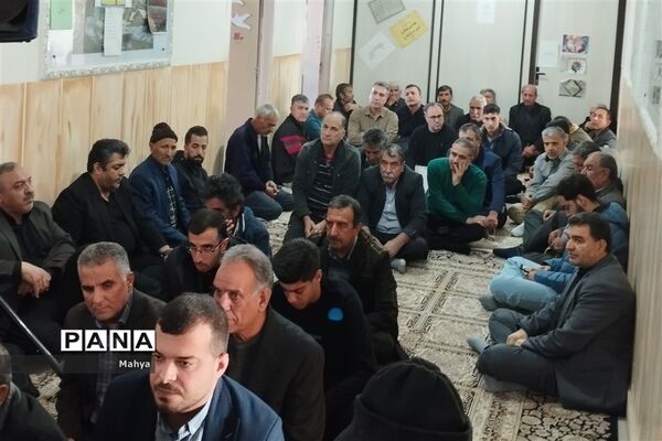 مراسم یادبود خیر مدرسه‌ساز شهر جوادآباد