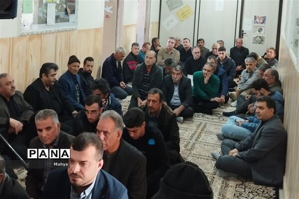 مراسم یادبود خیر مدرسه‌ساز شهر جوادآباد