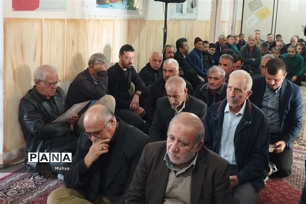 مراسم یادبود خیر مدرسه‌ساز شهر جوادآباد