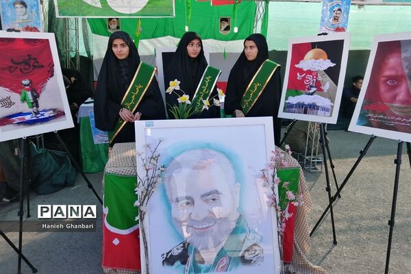 نمایشگاه نقاشی «آخراشه» با موضوع فلسطین در قم-2