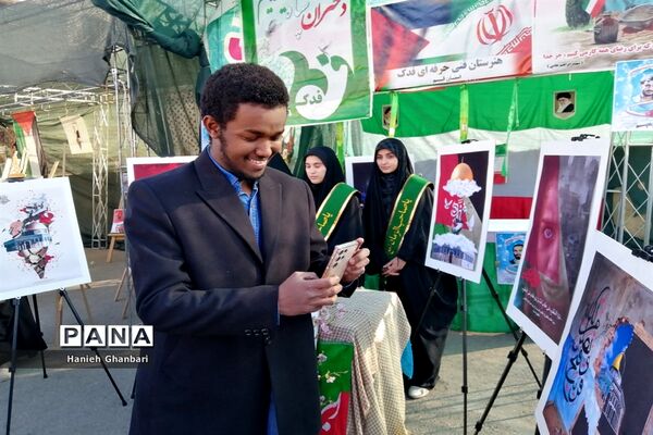 نمایشگاه نقاشی «آخراشه» با موضوع فلسطین در قم-2