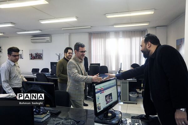 بازدید رئیس پژوهشگاه مطالعات آموزش و پرورش از خبرگزاری پانا