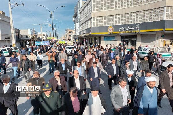 راهپیمایی 9 دی روز بصیرت و میثاق با ولایت در شهرستان بهبهان