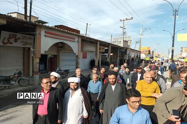 راهپیمایی 9 دی روز بصیرت و میثاق با ولایت در شهرستان بهبهان
