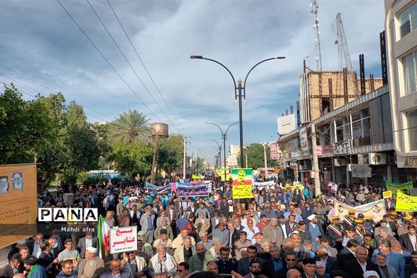 راهپیمایی 9 دی روز بصیرت و میثاق با ولایت در شهرستان بهبهان