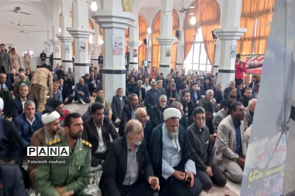 مراسم بزرگداشت حماسه ۹ دی در خلیل آباد