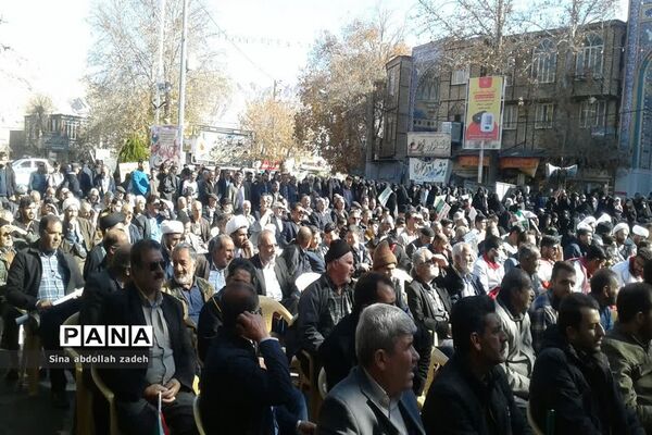 حماسه ٩ دی در شهرستان استهبان