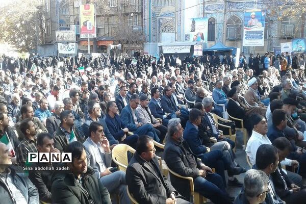 حماسه ٩ دی در شهرستان استهبان