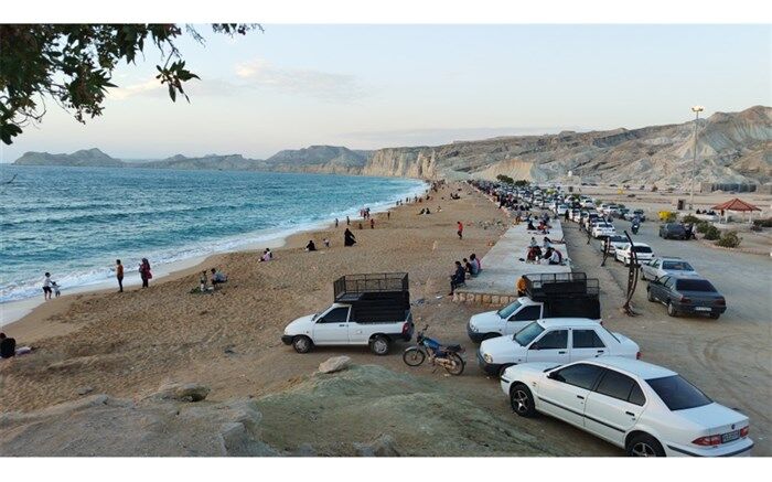 ساحل تِبن یکی از زبباترین جاذبه‌های گردشگری پارسیان/فیلم
