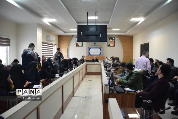 نشست خبری مدیرعامل شرکت آب و فاضلاب استان قم