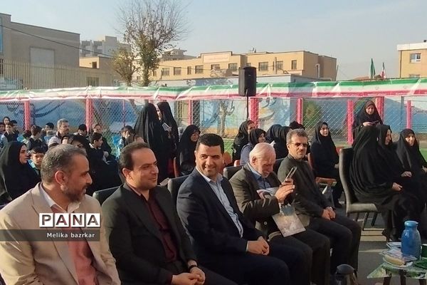 مراسم افتتاحیه زمین چمن مصنوعی آموزشگاه شهید باقری ناحیه دو شهرری