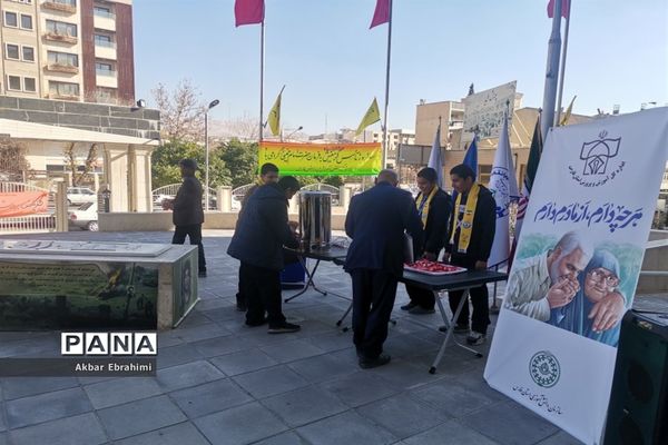 برپایی موکب زهرایی فرزندان حاج قاسم سازمان دانش‌آموزی فارس