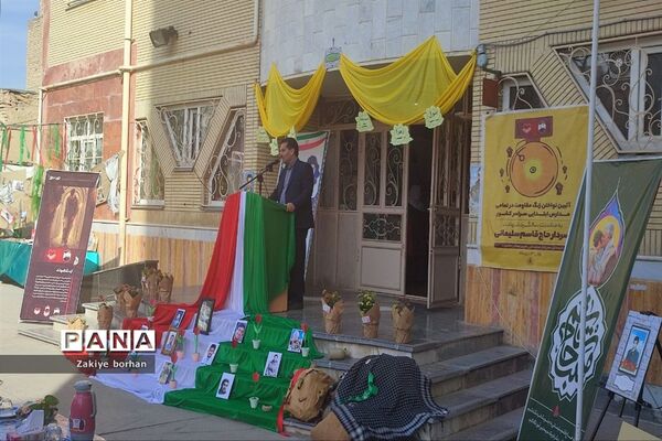 برگزاری آیین نواختن زنگ مقاومت و ایثار در شهرستان بجنورد