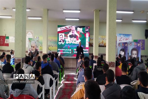 مراسم پاسداشت شهادت سپهبد شهید حاج قاسم سلیمانی در ورامین