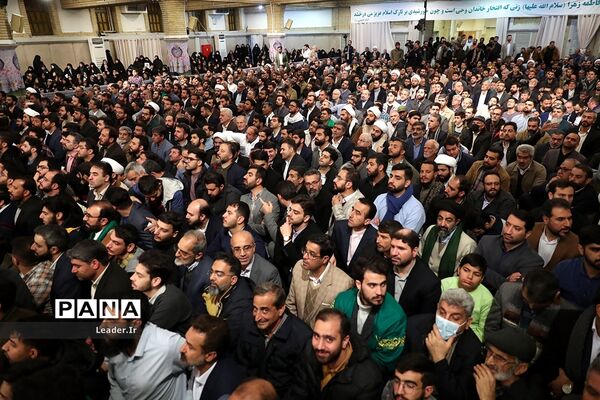 دیدار مداحان و شاعران اهل بیت‌(ع) با رهبر معظم انقلاب