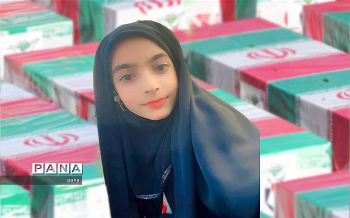 پانا عزادار دانش‌آموز‌خبرنگار کرمانی است