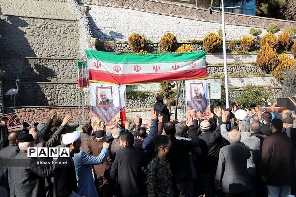 راهپیمایی مردم رودهن در محکومیت جنایت تروریستی گلزار شهدای کرمان