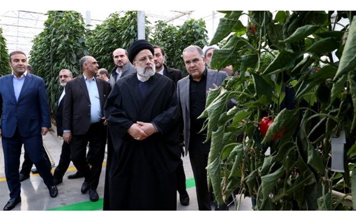 افتتاح شهرک گلخانه‌ای مدرن و شیشه‌ای استان زنجان با حضور رئیس‌جمهور