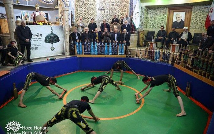 زنگ زورخانه شهید فهمیده به احترام سردار دلها به صدا درآمد