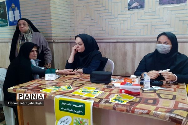 تقدیر و یادبود از خانواده های شهید در مسجد سرچشمه شهرستان پیشوا