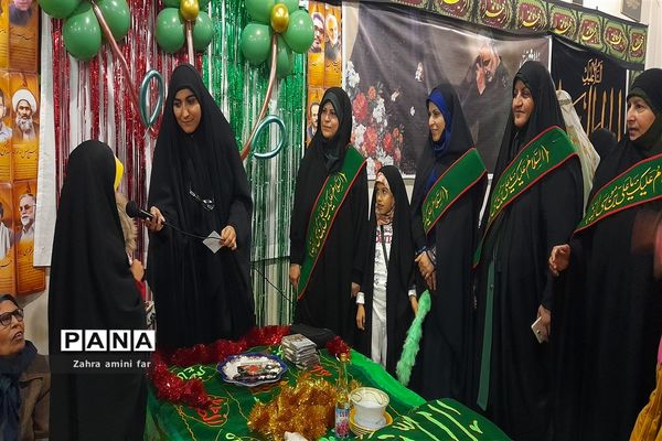 مراسم میلاد حضرت فاطمه (س) و سالگرد شهادت حاج قاسم سلیمانی در شهرستان نور