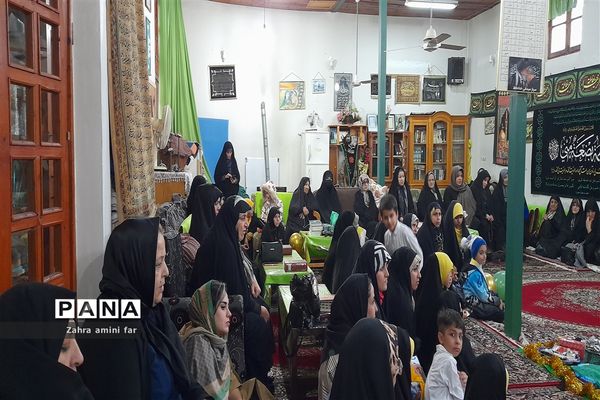 مراسم میلاد حضرت فاطمه (س) و سالگرد شهادت حاج قاسم سلیمانی در شهرستان نور