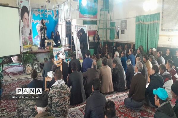 گرامیداشت سالروز شهادت سردار سلیمانی در روستای گزکوه