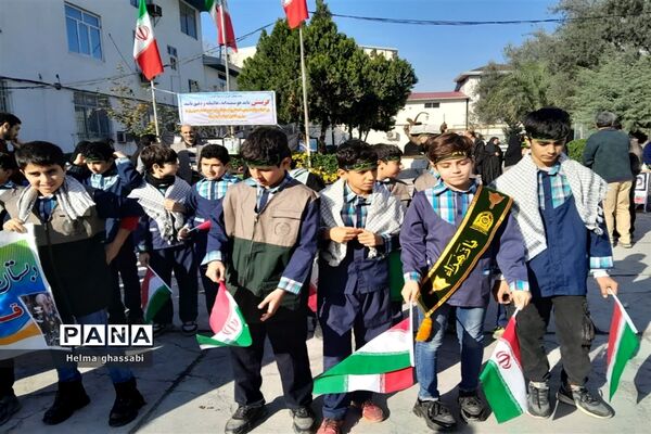 مراسم سالگرد سردار سلیمانی در اداره آموزش و پرورش شهرستان قائمشهر