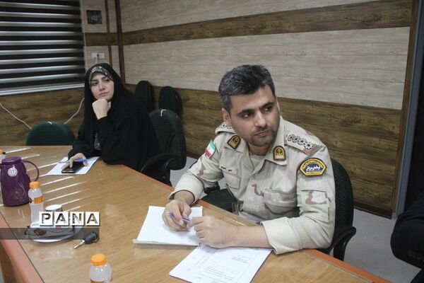 نشست مشترک معاون پرورشی و فرهنگی اداره کل آموزش و پرورش استان بوشهر با تیم بازرسی ستاد مبارزه با مواد مخدر کشور