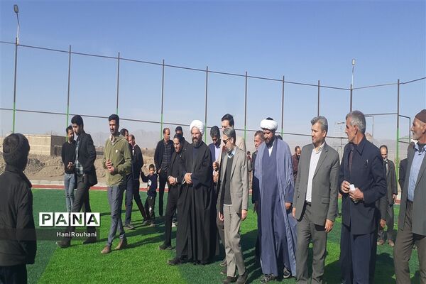 افتتاحیه ی چمن مصنوعی روستای ارغا ی خلیل اباد