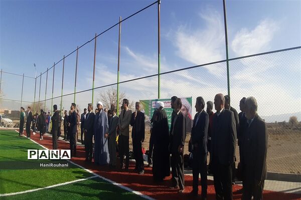 افتتاحیه ی چمن مصنوعی روستای ارغا ی خلیل اباد