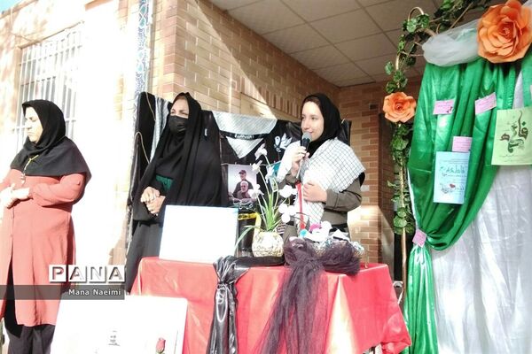 گرامیداشت مراسم شهادت سردار دلها در دبیرستان نمونه دولتی اندیشه  کاشمر