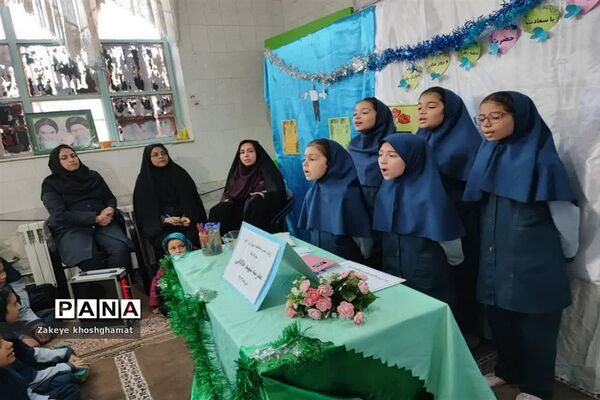 جشن میلاد حضرت زهرا (س) و روز مادر در مدرسه شهید خاقانی شهرستان شیروان