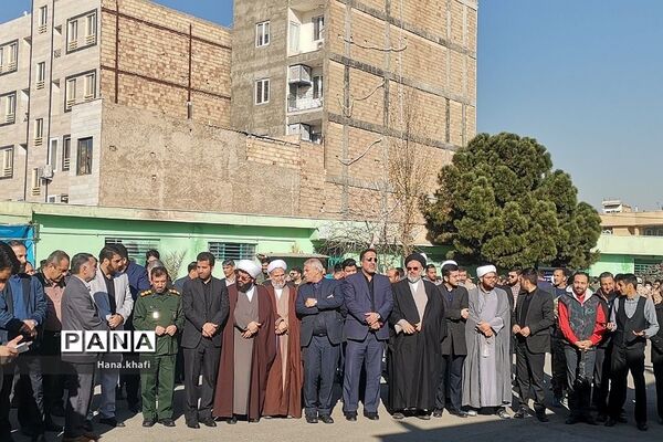 مراسم ابراز انزجار و محکومیت حمله تروریستی گلزار شهدای کرمان