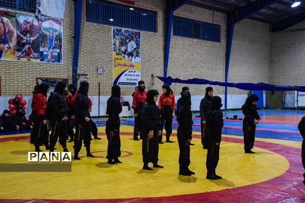 برگزاری همایش رزمی دختران کونگ‌فوکار شهرستان گرمه