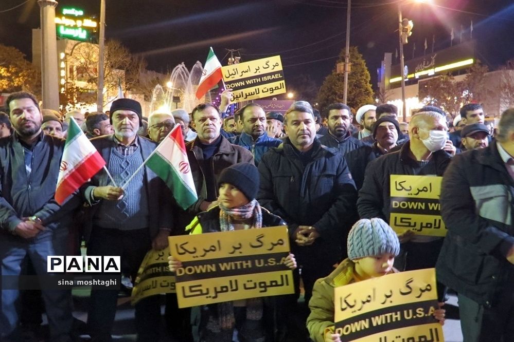 تجمع و راهپیمایی مردم بجنورد در محکومیت حادثه تروریستی کرمان