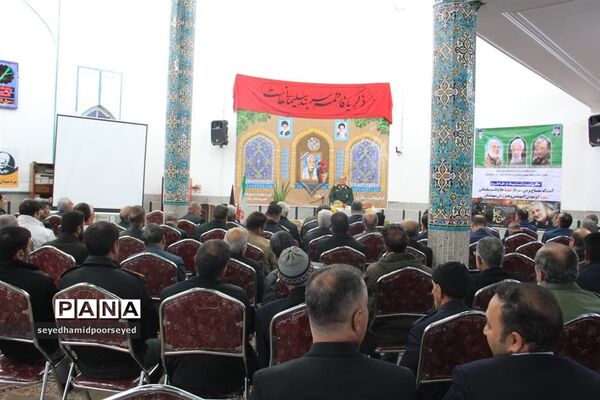 گرامیداشت سالگرد شهید حاج قاسم سلیمانی و یادواره شهدای دهستان فراغه  ابرکوه