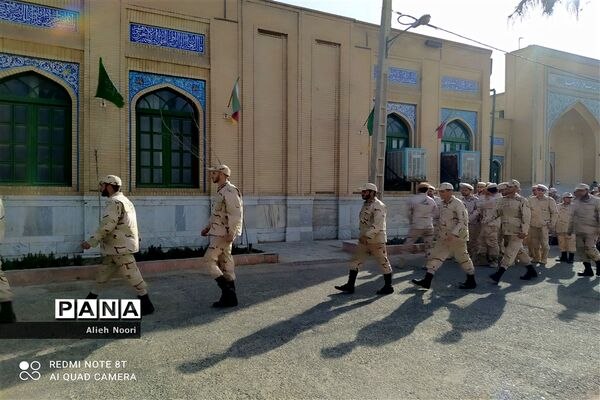 اجتماع مردم شهرستان سرخس در محکومیت  حادثه تروریستی گلزار شهدای کرمان
